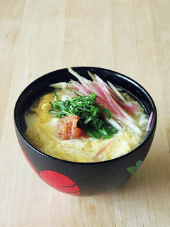白だしふわとろ梅卵☆豆腐あんかけみょうが-レシピのメイン写真