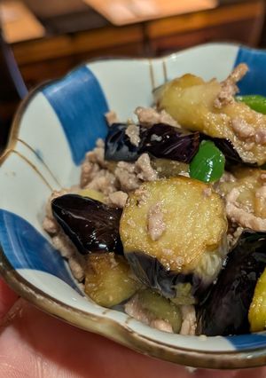 茄子とひき肉の味噌炒め-レシピのメイン写真
