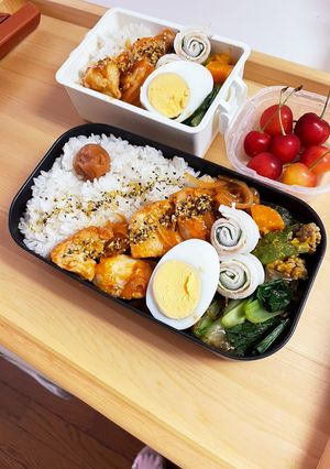 20240723娘ちゃん息子っちのお弁当-レシピのメイン写真