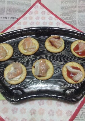 リッツでカナッペ風お手軽タパスVer.5-レシピのメイン写真