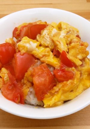 トマたま丼-レシピのメイン写真