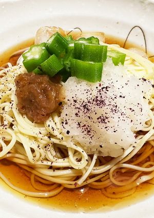 【冷やしぶっかけ麺】梅しそ風味-レシピのメイン写真