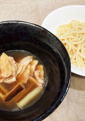 豚ネギつけうどん-レシピのメイン写真