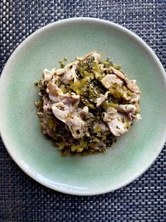 豚肉と高菜のさっぱり黒酢炒め-レシピのメイン写真