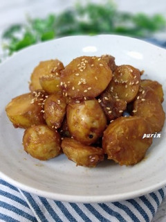 新じゃがの甘辛味噌煮-レシピのメイン写真