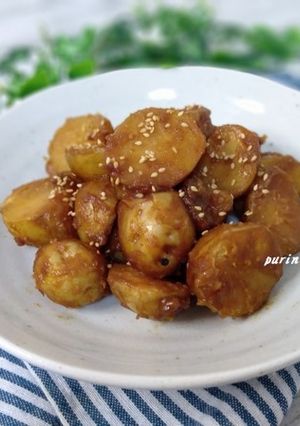 新じゃがの甘辛味噌煮-レシピのメイン写真