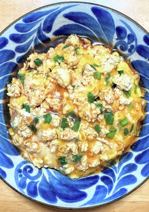 豚ひき肉入りのニラたまライス-レシピのメイン写真