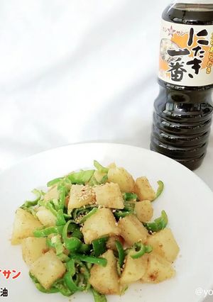 【にたき一番】じゃが芋ピーマンごま炒め-レシピのメイン写真