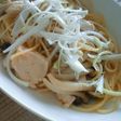 簡単!鶏肉としめじのパスタ