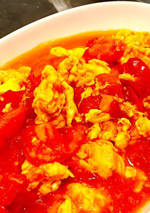 トマトと卵のふわトロ炒め★簡単★消費にも-レシピのメイン写真