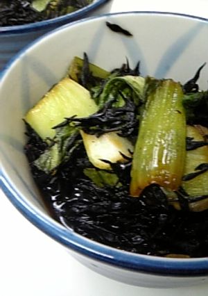 ひじきとチンゲン菜のさっと煮-レシピのメイン写真