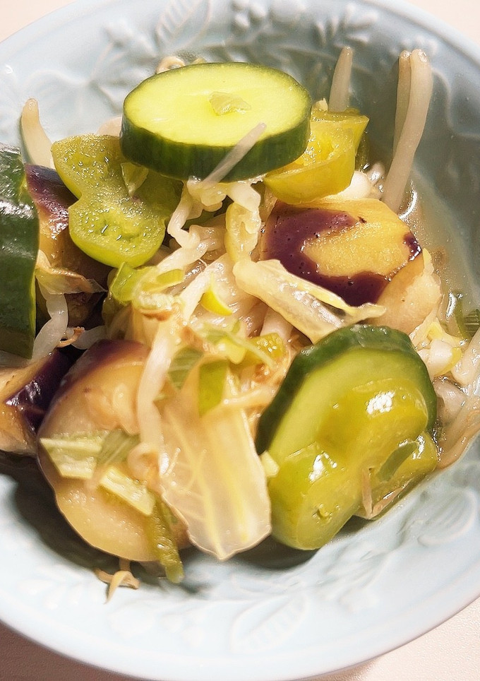 漬物の残り汁で！さっぱり野菜炒め-レシピのメイン写真
