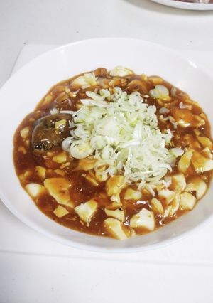 オヤジが作るサバの水煮缶ピリ辛麻婆豆腐-レシピのメイン写真
