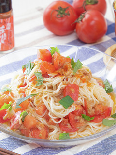 ピリ辛ツナトマトそうめん-レシピのメイン写真