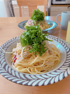 梅じゃこパスタ-レシピのメイン写真