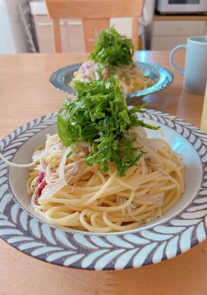 梅じゃこパスタ-レシピのメイン写真