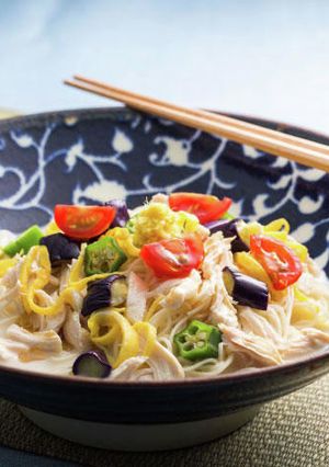 夏にぴったり！サラダそうめん-レシピのメイン写真