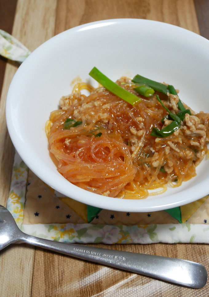 不器用春雨豚ひき煮-レシピのメイン写真