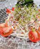 千切り野菜サラダ　チアシードドレッシング