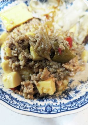 黒酢あんかけの、タレで、麻婆豆腐-レシピのメイン写真