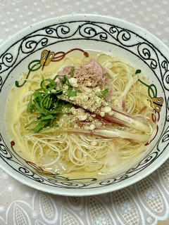 ツナとみょうがの白だしそうめん-レシピのメイン写真