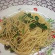シンプルな菜の花スパゲティ
