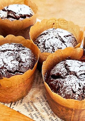 バター不使用くるみの入ったガトーショコラ-レシピのメイン写真