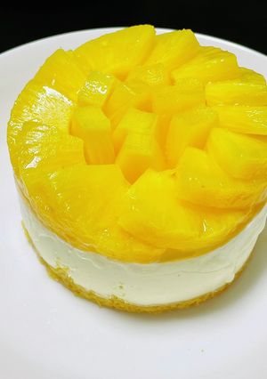 パイナップルのレアチーズケーキ-レシピのメイン写真