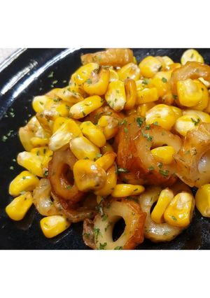 ちくわとコーンのバター醤油★動画あり★-レシピのメイン写真