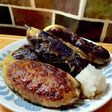 ナスと余り野菜の肉詰め