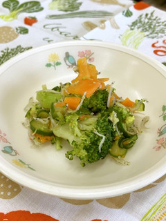 【保育所レシピ】じゃこサラダ-レシピのメイン写真