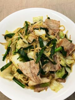 【男料理】シンプル塩焼きそば-レシピのメイン写真