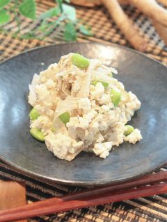 ごぼうと枝豆の白和え-レシピのメイン写真