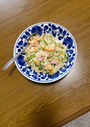 【川口市】【食改】エビピラフ-レシピのメイン写真