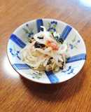 さっぱり♡もやしの梅焼き海苔和え