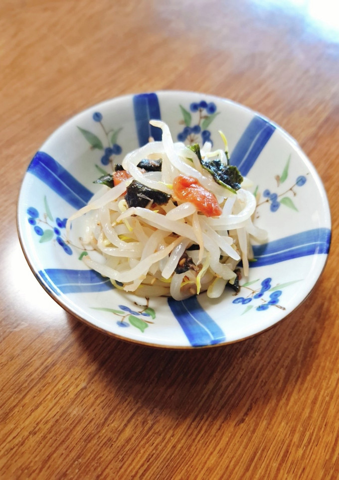 さっぱり♡もやしの梅焼き海苔和え-レシピのメイン写真