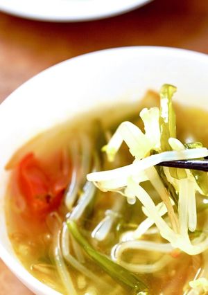 茎わかめ・もやし・トマトの中華スープ☆-レシピのメイン写真