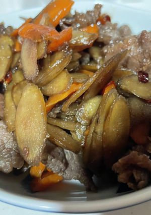 牛肉入り金平牛蒡-レシピのメイン写真