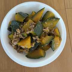 รูปของ かぼちゃのそぼろ煮