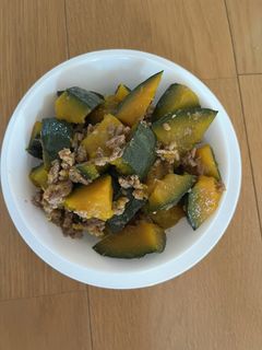かぼちゃのそぼろ煮-レシピのメイン写真