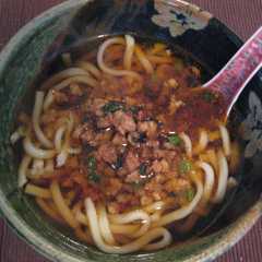 รูปของ 肉うどん☆担々麺風