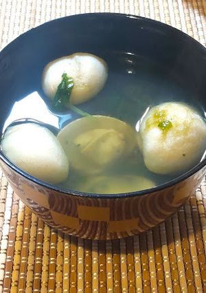 蛤のお吸い物-レシピのメイン写真