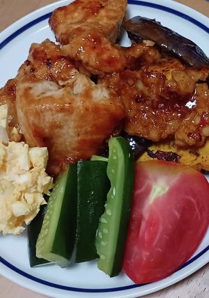 鶏むね肉で作るウナギの蒲焼き風-レシピのメイン写真