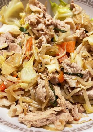 味ぽんで豚ロース野菜炒め-レシピのメイン写真