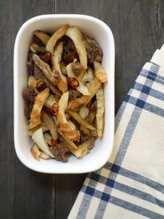 ごぼうとちくわとひき肉の甘辛和え-レシピのメイン写真
