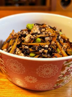 豆腐とひじきの炒り煮♪-レシピのメイン写真