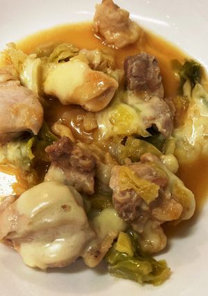 鶏肉とキャベツの味噌チーズ-レシピのメイン写真