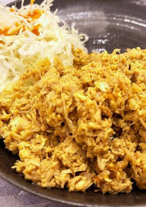 焼肉タレ漢スクランブルエッグ-レシピのメイン写真