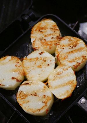 ホットサンドメーカーde長芋ステーキ♪-レシピのメイン写真