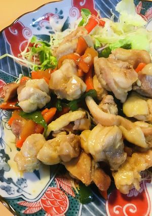 鶏もも肉とピーマンのオイスターソース炒め-レシピのメイン写真